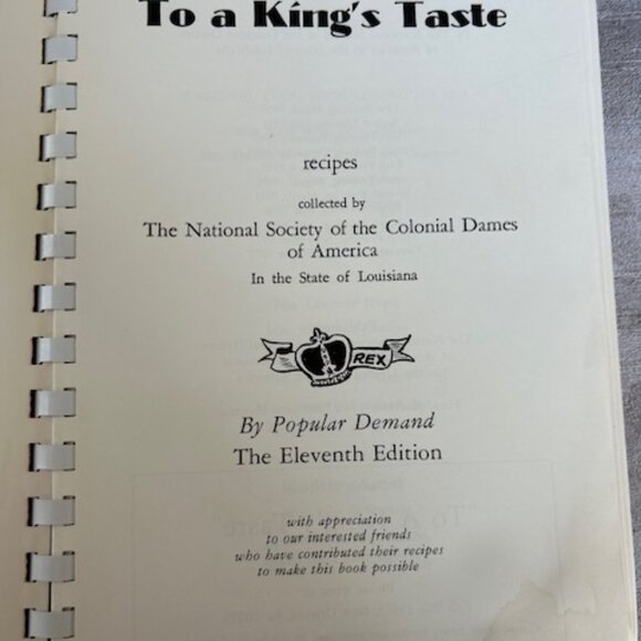 Carnival of Recipes to a King’s Taste (1977) – Colonial Dames of America in LA - Picture 2 of 4